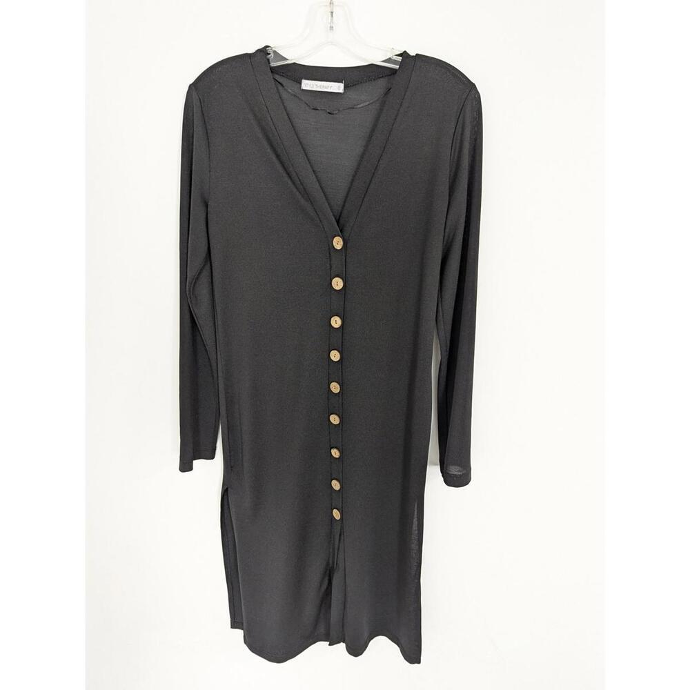 Style Therapy Women's Lightweight Cardigan Size Medium Goth Whimsigoth Emo